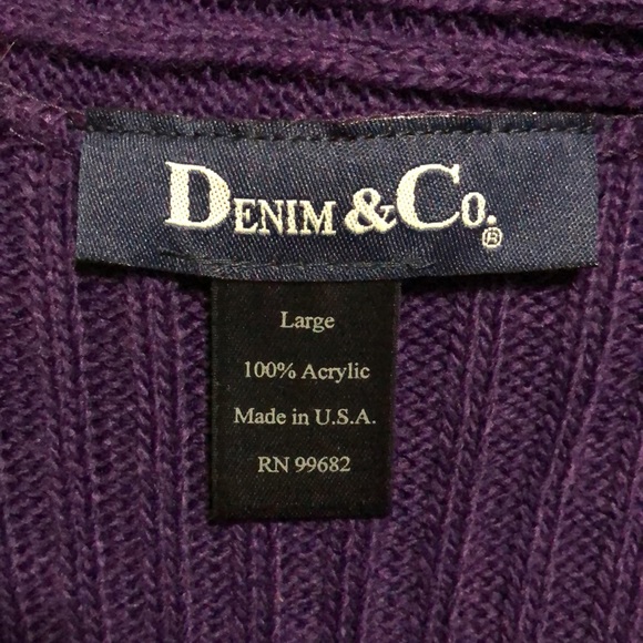 Denim&Co. Ladies 2-pc Sweater Set - Picture 7 of 11